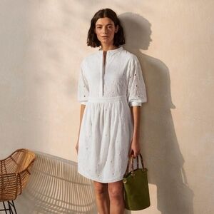 Boden Broiderie Cotton Dress Size 20